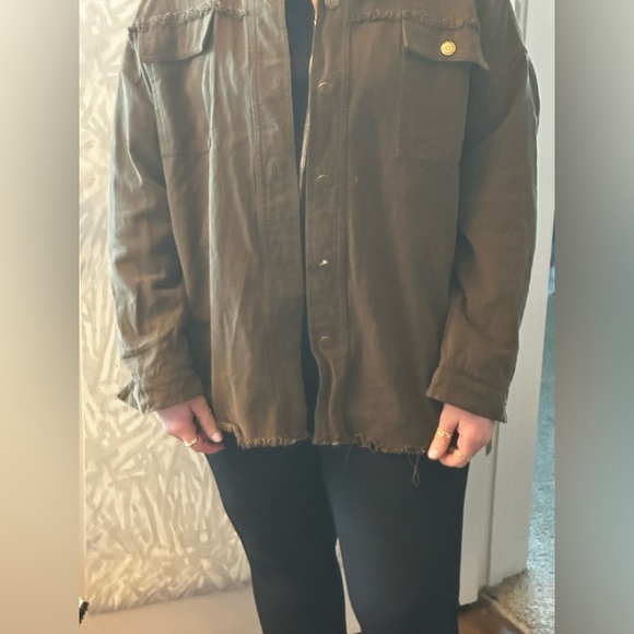 Kori Jean jacket, hunter green size large - Picture 2 of 2